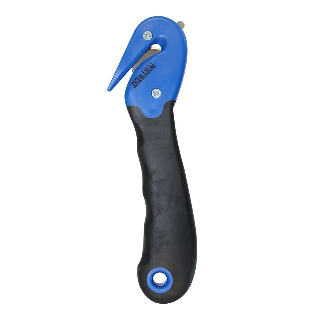 Portwest Enclosed Blade Safety Knife KN50 - Blue - Customisable PPE