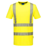 Portwest KX3 Hi-Vis Sports T-shirt S/S - KX301 - Yellow - Customisable KX3 Hi-Vis Sports T-shirt S/S