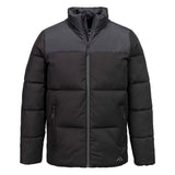 Portwest Kx3 Insulated Baffle Jacket KX306 - Black - Customisable Jacket
