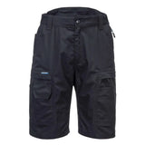 Portwest Kx3 Ripstop Shorts KX340 - Black - Customisable Shorts