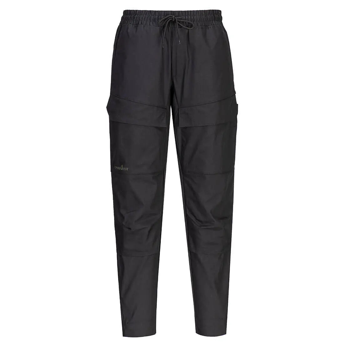 Portwest KX3 Drawstring Combat Trousers - KX345 - Black L - R - Customisable KX3 Drawstring Combat Trousers
