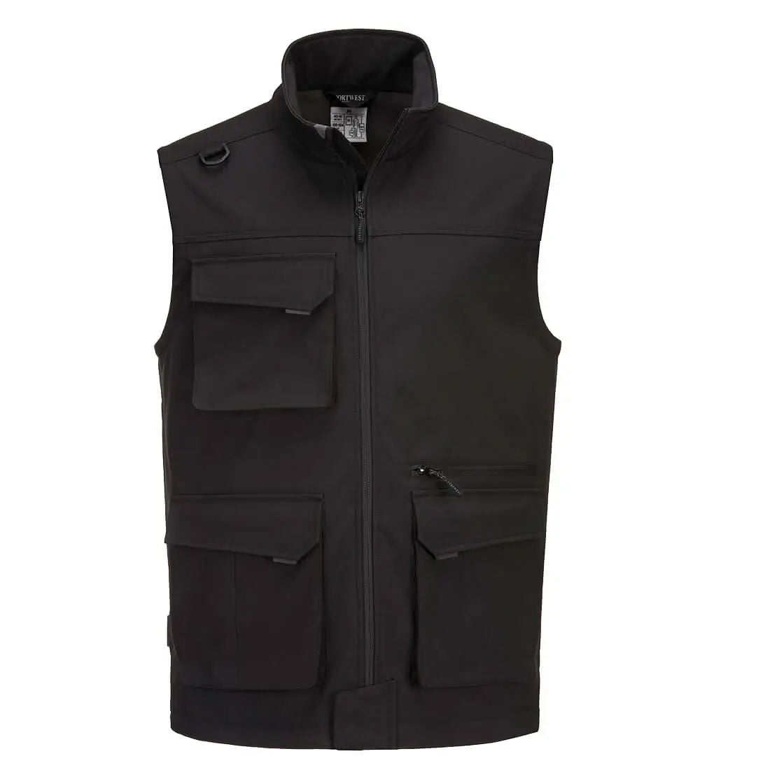 Portwest Kx3 Softshell Bodywarmer 3L KX363 - Black - Customisable Bodywarmer