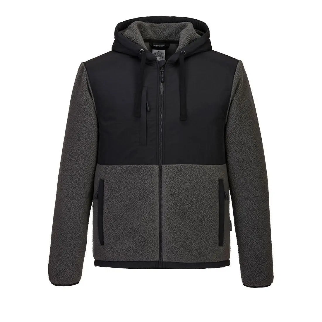 Portwest Kx3 Borg Fleece KX371 - Black Grey - Customisable Fleece
