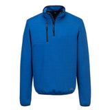 Portwest Kx3 Textured 14 Zip Sweatshirt KX376 - Quartz Blue - Customisable Sweatshirts