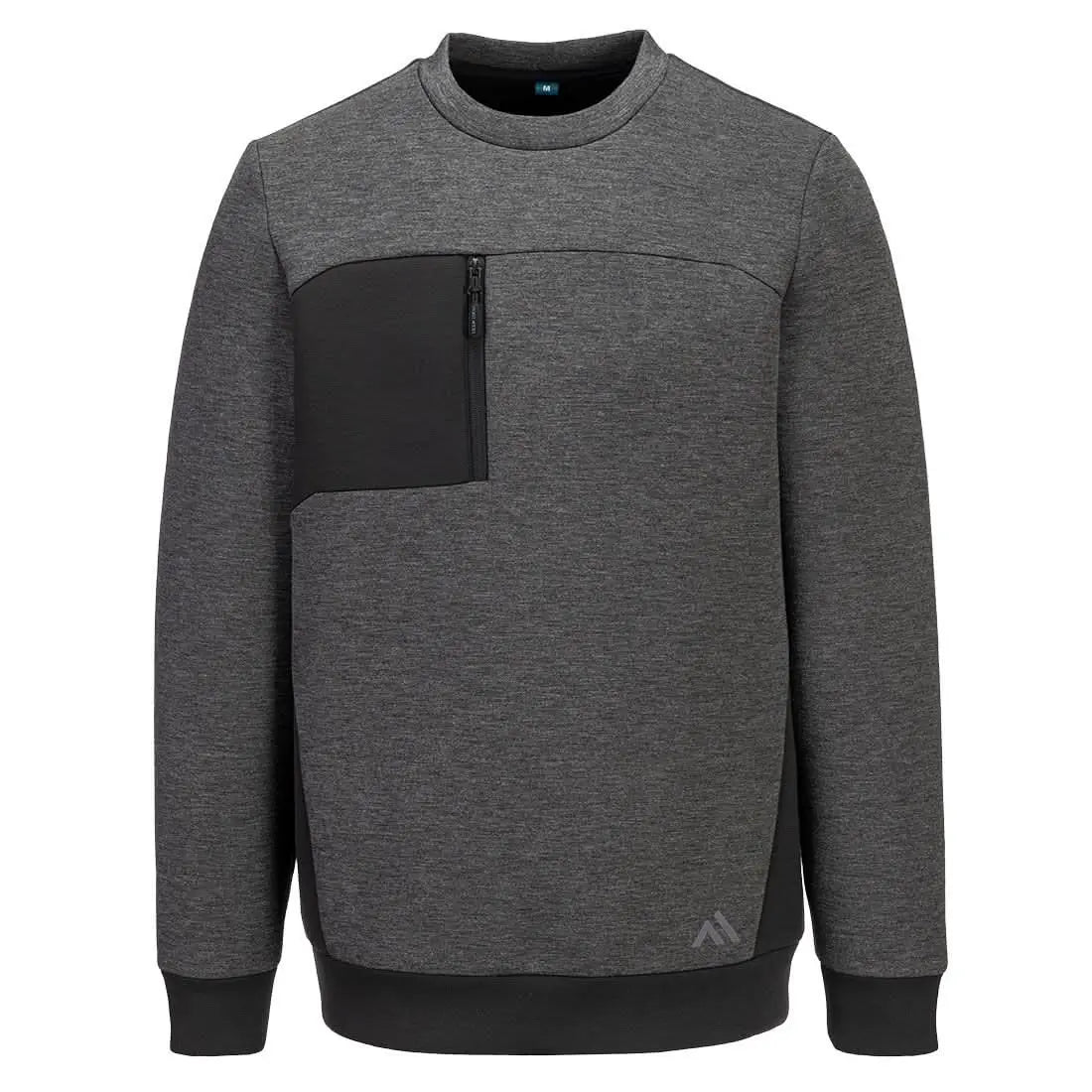 Portwest Kx3 Tech Sweatshirt KX377 - Metal Grey - Customisable Sweatshirts