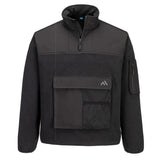 Portwest Kx3 14 Zip Fleece KX378 - Black - Customisable Fleece