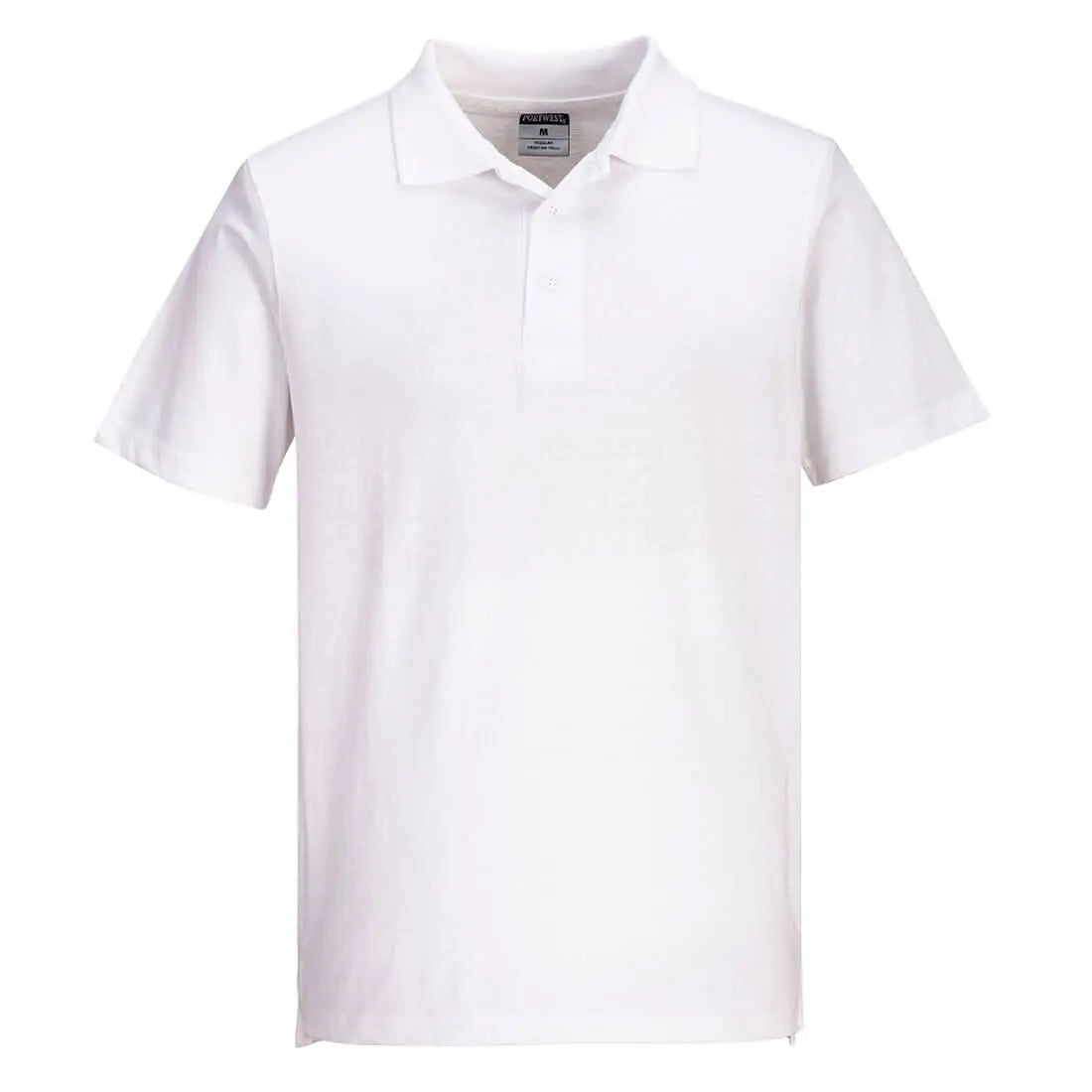 Portwest Lightweight Jersey Polo Shirt SS 48 In A Box L210 - White - Customisable Polos