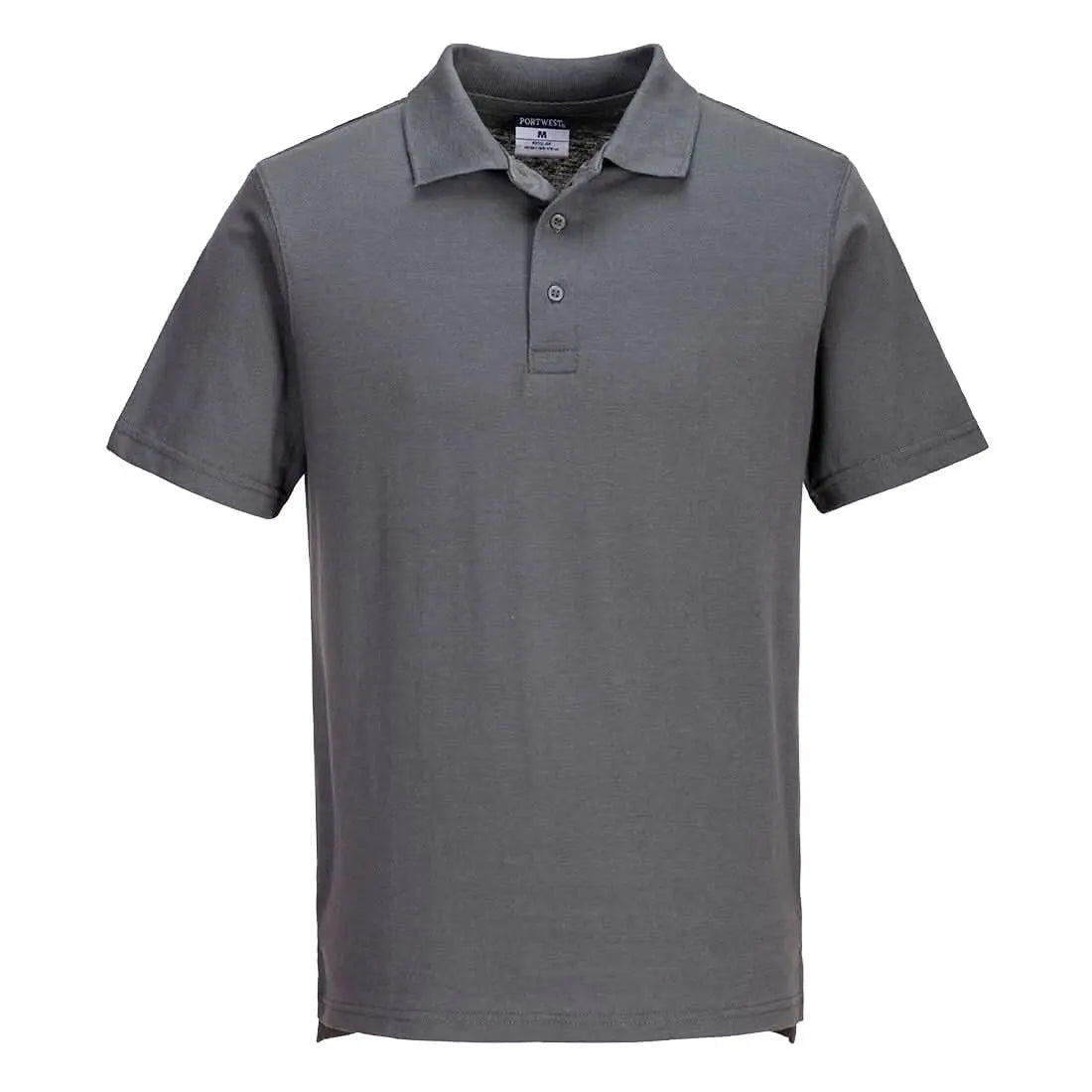 Portwest Lightweight Jersey Polo Shirt SS 48 In A Box L210 - Zoom Grey - Customisable Polos