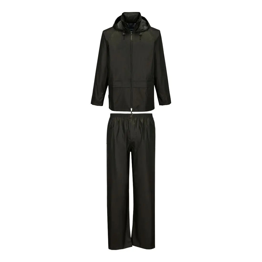 Portwest Essentials Rainsuit 2 Piece Suit L440 - Forest Nights - Customisable Trousers