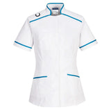Portwest Medical Tunic LW21 - White Aqua - Customisable Tunic