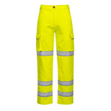 Portwest Hi Vis WomenS Three Band Work Trousers LW71 - Yellow - Customisable Hi-Vis Trousers