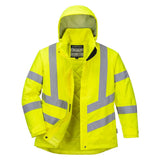 Portwest Hi Vis WomenS Winter Jacket LW74 - Yellow - Customisable Jacket