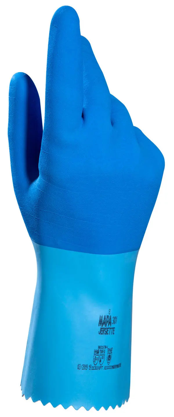 Mapa Mapa Jersette Glove Mapa301 - Blue - Customisable Chemical