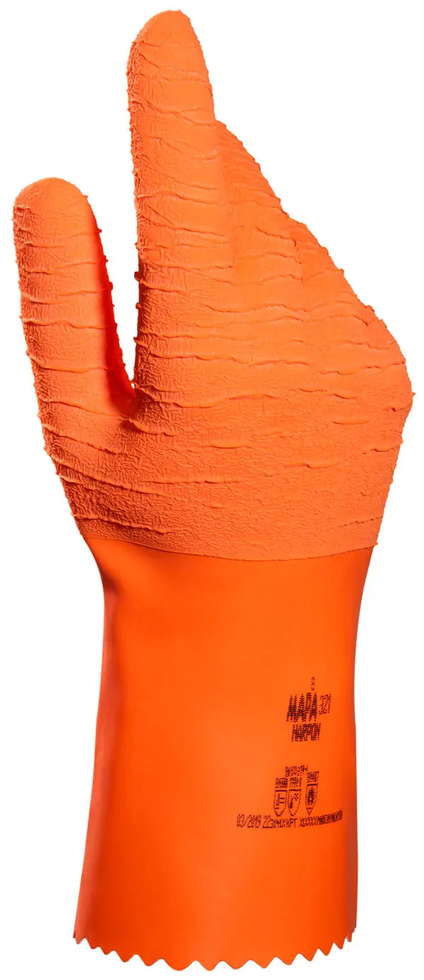 Mapa Mapa Harpon Gloves Mapa321 - Orange - Customisable Freezer