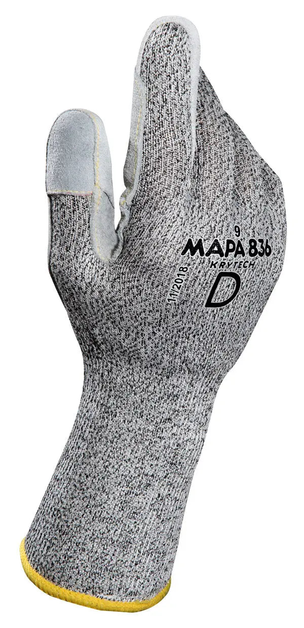 Mapa Mapa Krytech Gloves Mapa836 - Grey - Customisable Cut Resistant