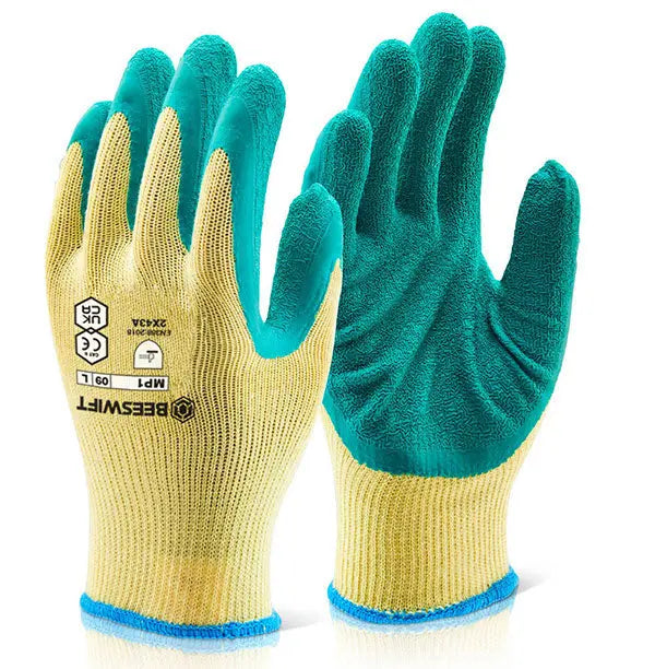 Beeswift Multi Purpose Gloves Mp1 - Green - Customisable Latex