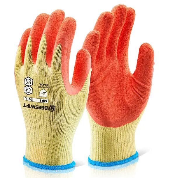 Beeswift Multi Purpose Gloves Mp1 - Orange - Customisable Latex