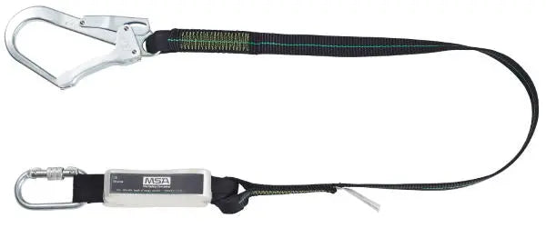 Msa Msa M Energy Absorbing Webbing Lanyard Msa10185611 - Chrome 1.5M - Customisable Lanyards