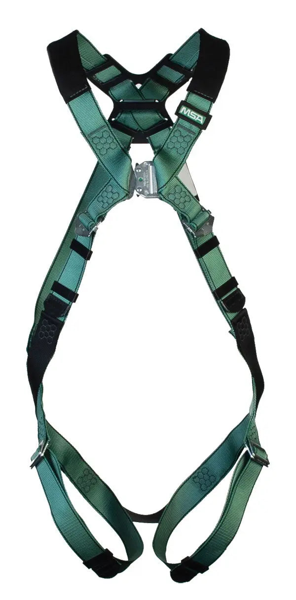 Msa V Form Back D Ring Qwik Fit Harness Standard Msa10205847 - Green STANDARD - Customisable Harnesses