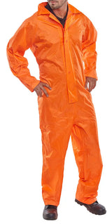 Beeswift Nylon Coverall Nbdc - Orange - Customisable Coveralls