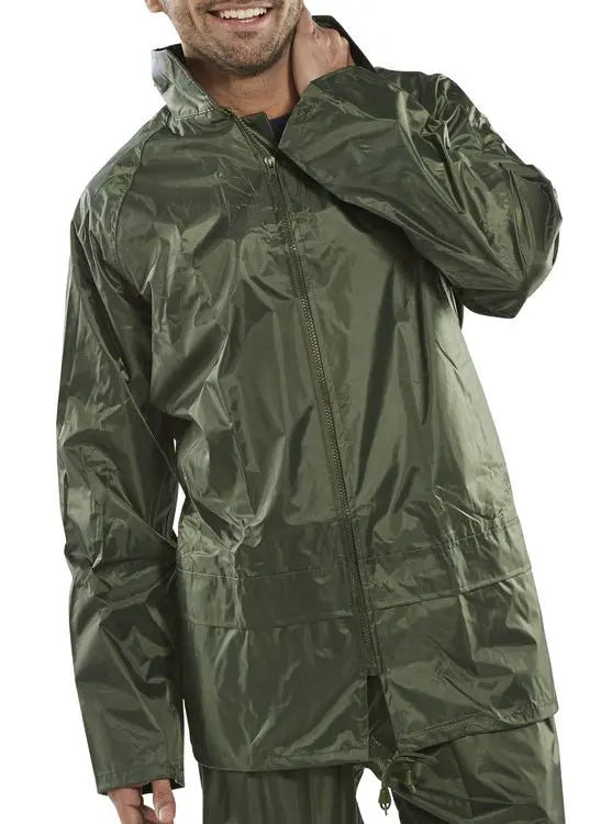 Beeswift Nylon Jacket Nbdj - Olive Green - Customisable Jacket
