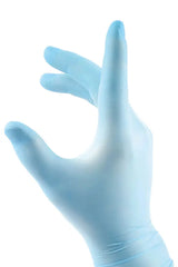 Beeswift Nitrile Disposable Powder Free Gloves Ndgpf50 Nb - Blue L - Customisable Nitrile