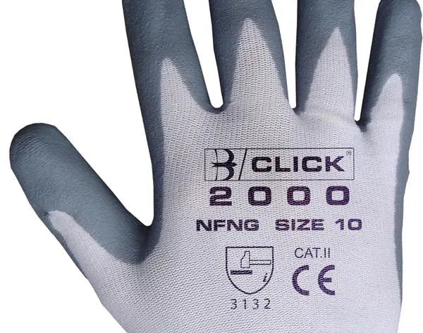 Beeswift Nitrile Foam Nylon Gloves Nfng - - Customisable Nitrile