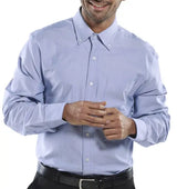 Beeswift Oxford Shirt Long Sleeve Oxsls - Blue - Customisable Shirts