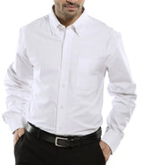 Beeswift Oxford Shirt Long Sleeve Oxsls - White - Customisable Shirts