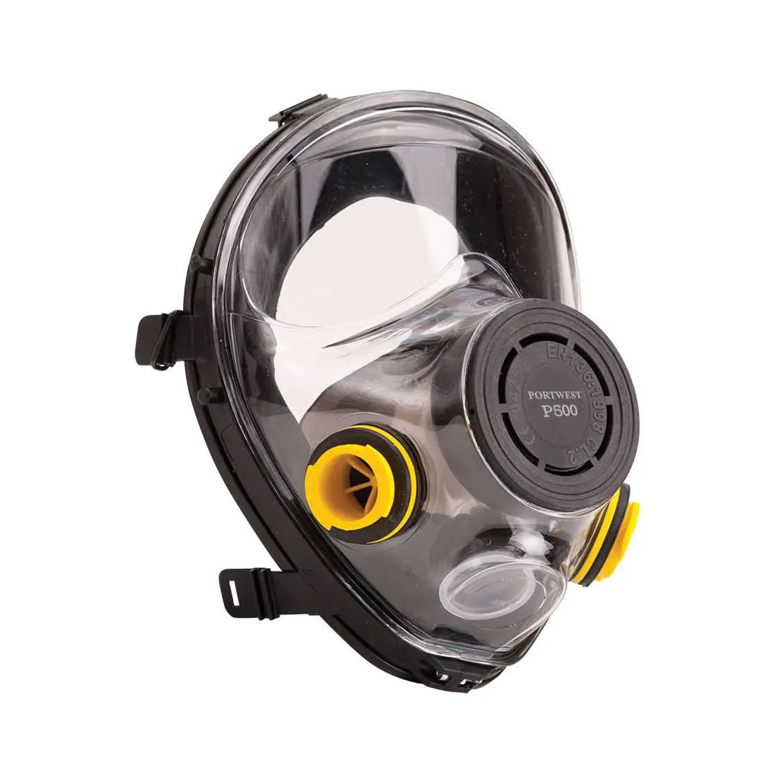 Portwest Vienna Full Face Mask P500 - Black - Customisable PPE