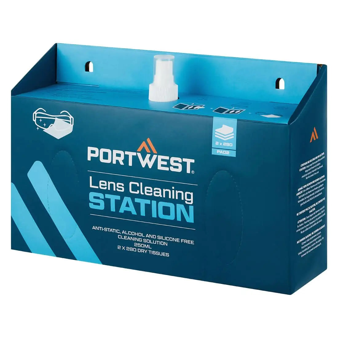 Portwest Lens Cleaning Station PA02 - White - Customisable PPE