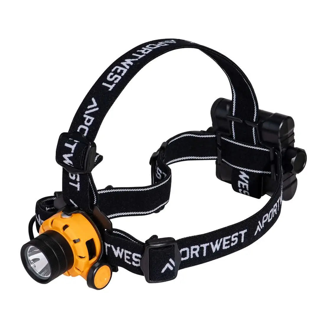 Portwest Ultra Power Head Light PA64 - Yellow Black - Customisable PPE