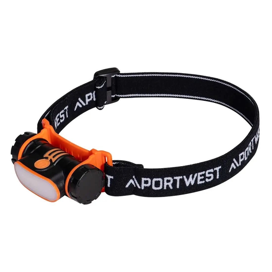 Portwest Usb Rechargeable Led Head Light PA70 - Black - Customisable PPE