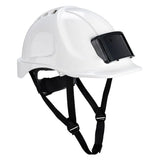 Portwest Endurance Badge Holder Helmet PB55 - White - Customisable Helmets