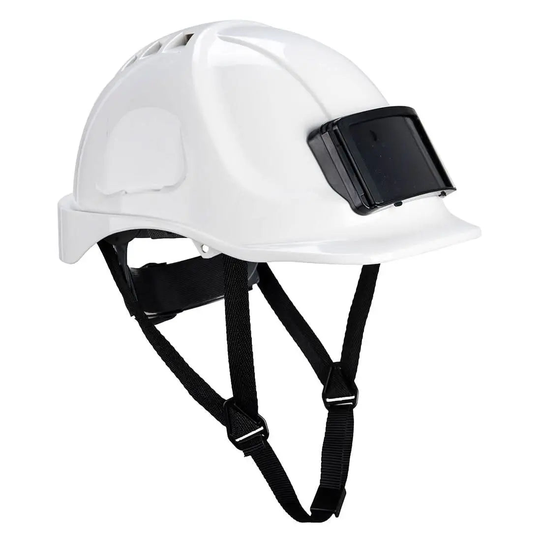 Portwest Endurance Badge Holder Helmet PB55 - White - Customisable Helmets