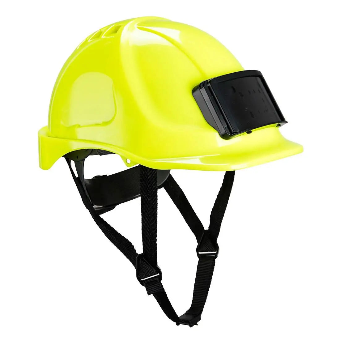 Portwest Endurance Badge Holder Helmet PB55 - Yellow - Customisable Helmets