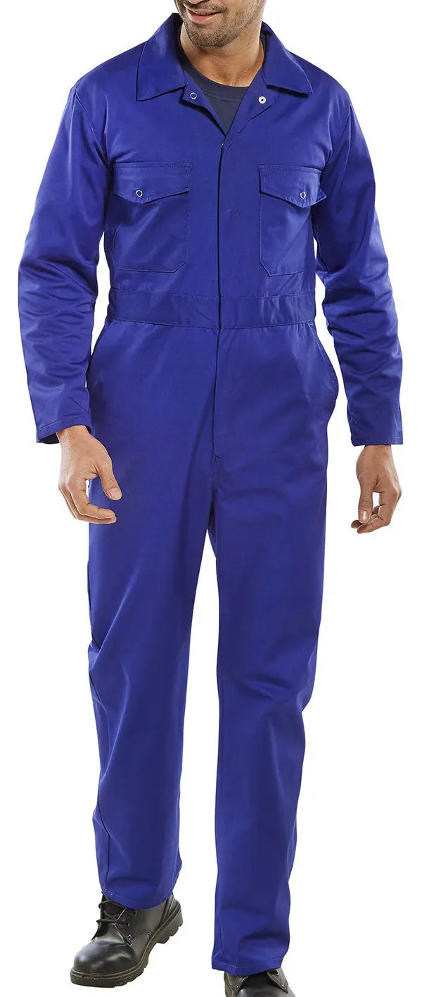 Beeswift Boilersuit Pcbs - Royal Blue - Customisable Boilersuits
