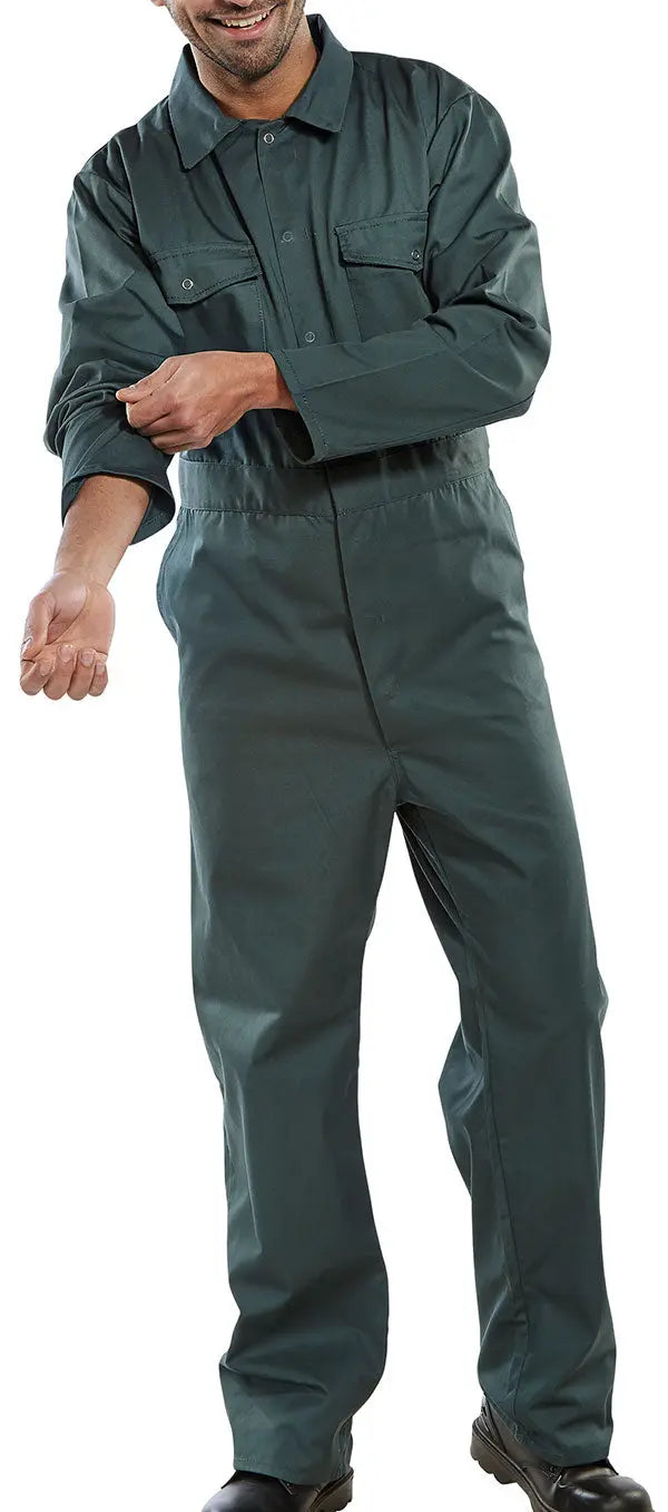 Beeswift Boilersuit Pcbs - Spruce Green - Customisable Boilersuits