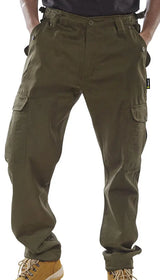 Beeswift Combat Trousers Pcct - Olive Green - Customisable Trousers