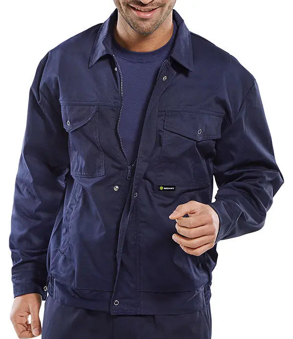 Beeswift Super Drivers Jacket Pcjhw - Navy Blue - Customisable Jacket