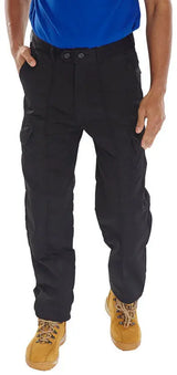 Beeswift Super Drivers Trousers Pcthw - Black - Customisable Trousers