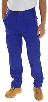 Beeswift Super Drivers Trousers Pcthw - Royal Blue - Customisable Trousers