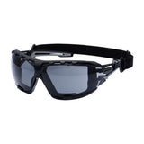 Anthracite Wraparound Plus Safety Glasses |  Portwest
