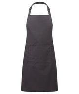 Colours bib apron with pocket
