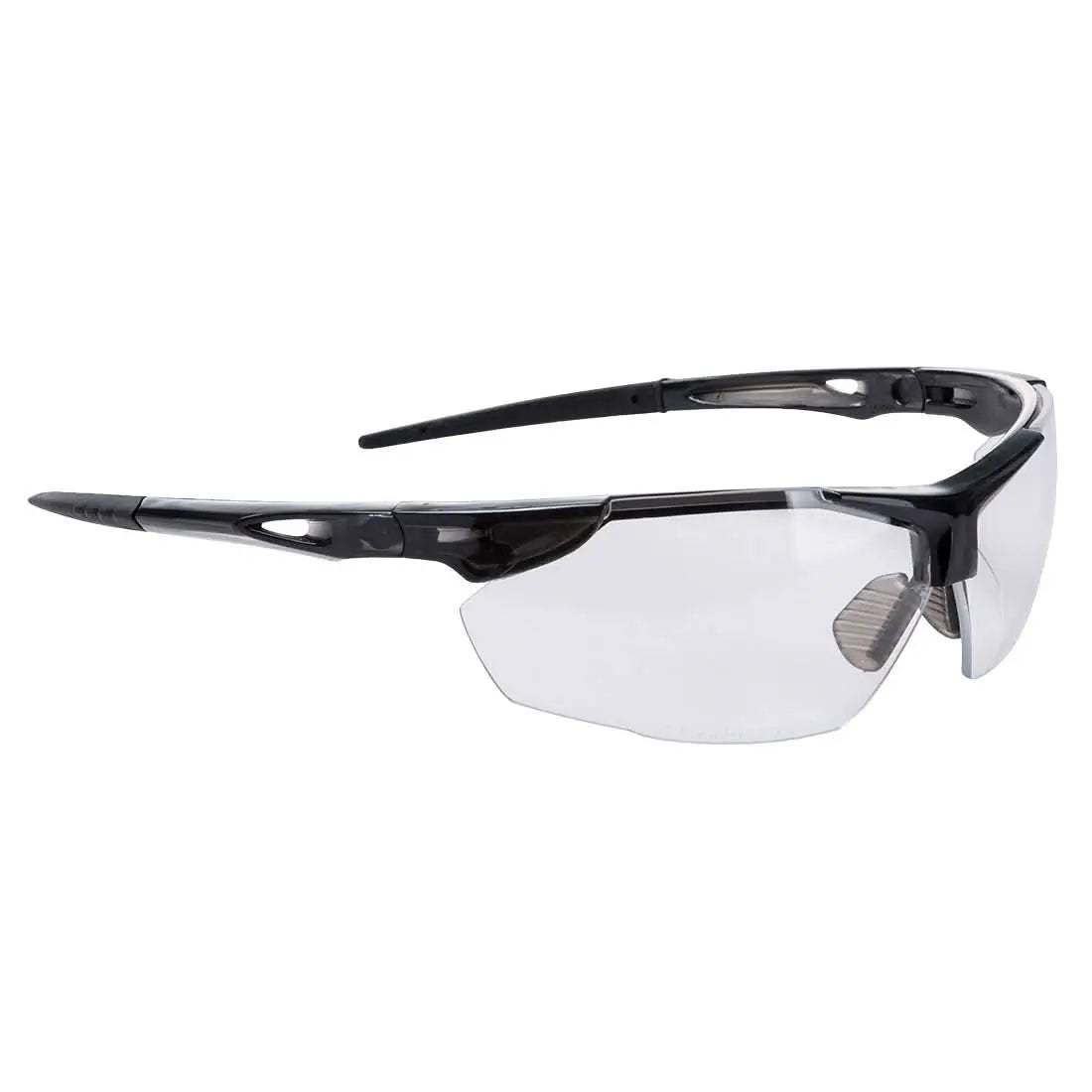 Portwest Defender Safety Glasses PS04 - Clear - Customisable PPE