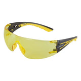 Portwest Tech Look Lite Kn Safety Glasses PS27 - Amber - Customisable PPE