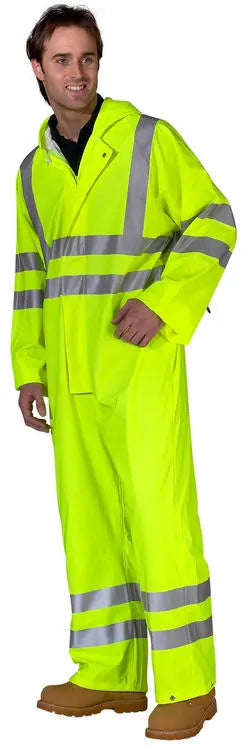 Beeswift Hi Vis Pu Breathable Coverall Puc471 - - Customisable Coveralls