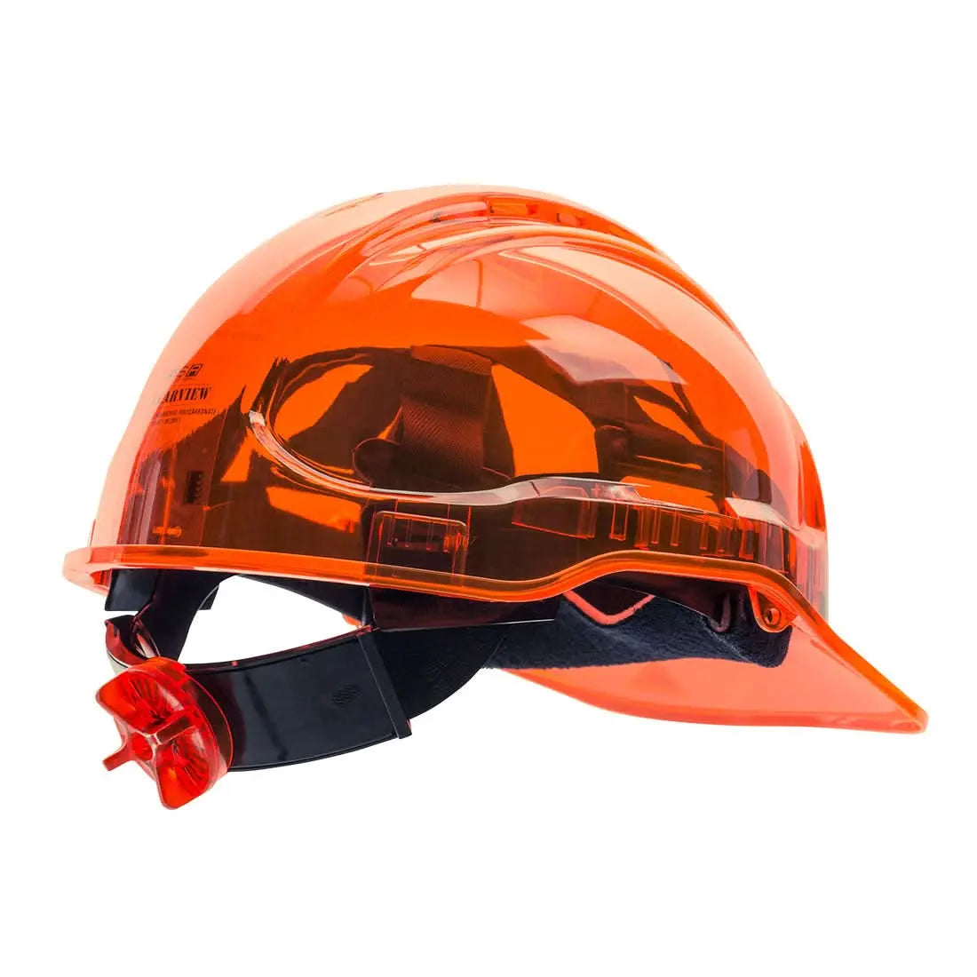 Portwest Peak View Ratchet Hard Hat Vented PV60 - Orange - Customisable Helmets
