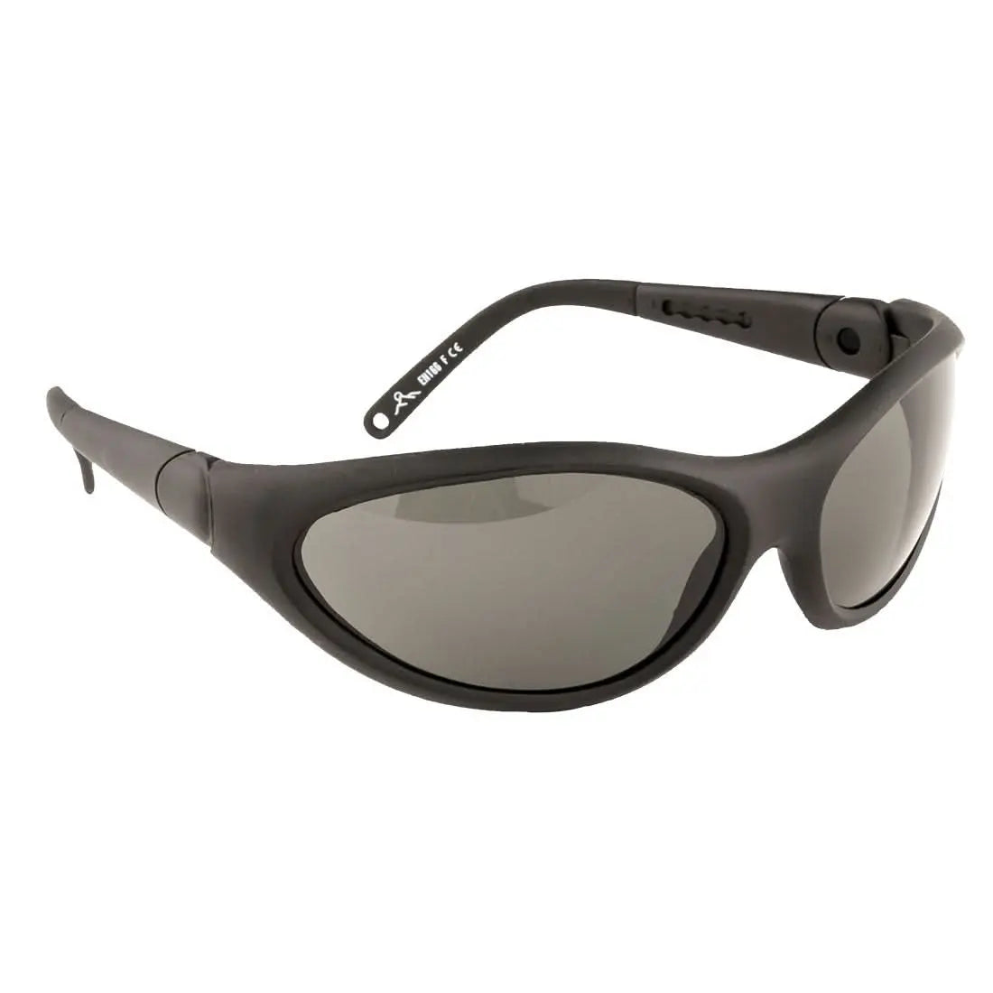 Portwest Umbra Polarised Safety Glasses PW18 - Smoke - Customisable PPE