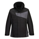 Portwest Pw2 Winter Jacket PW260 - Black Zoom Grey - Customisable Jacket